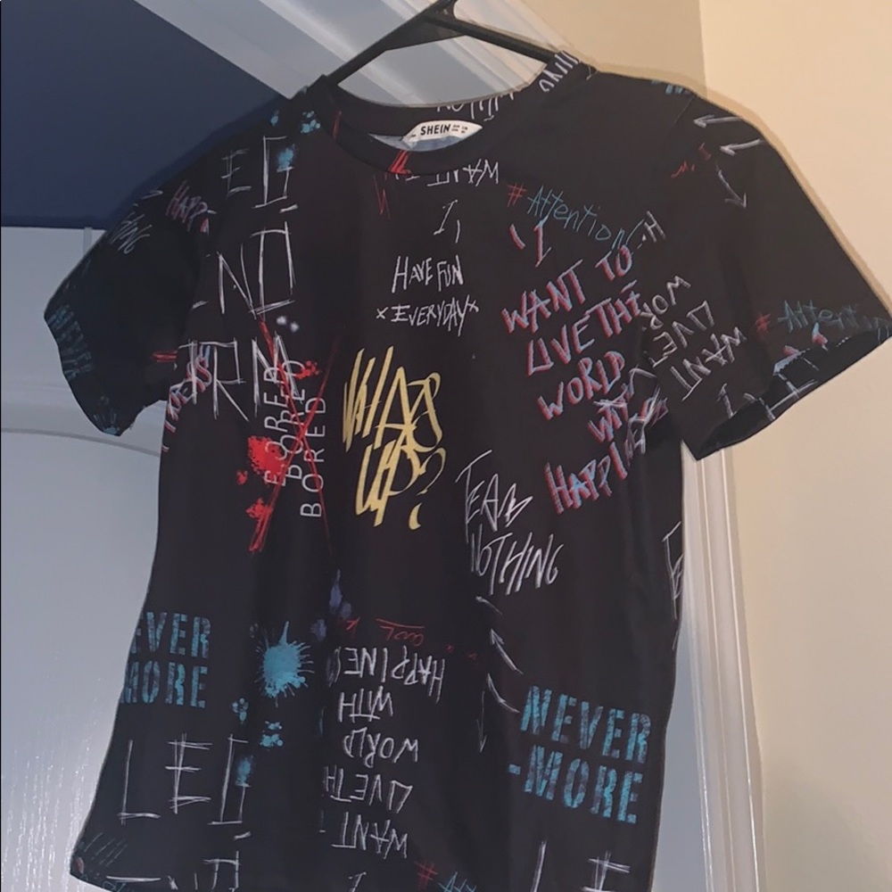 Fashion Black shirt —- NEEDS TO GO